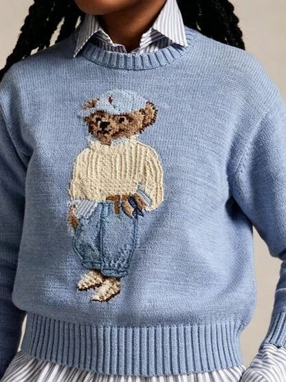 Damen Teddy-Strickpullover – 6 exklusive Designs