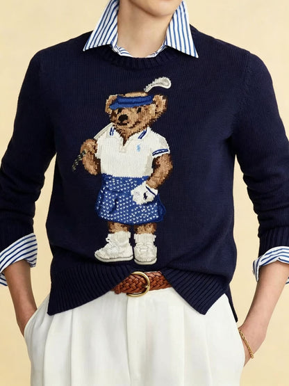 Damen Teddy-Strickpullover – 6 exklusive Designs