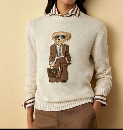 Damen Teddy-Strickpullover – 6 exklusive Designs