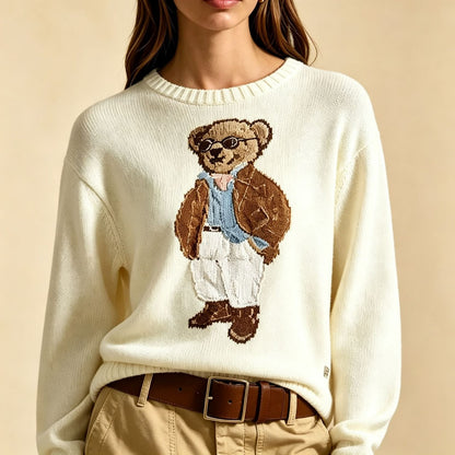 Damen Teddy-Strickpullover – 6 exklusive Designs